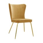 Bestseller Krzesło Tapicerowane MONTI ze złotymi nogami