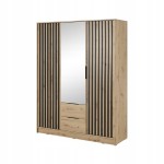 Szafa Nelly 3 drzwiowa z lustrem dąb artisan lamel