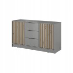 Komoda Nelly 3D szara lamel
