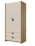 Szafa Dwudrzwiowa z Szufladami 83 cm