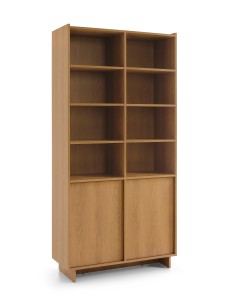 Regał Yasumi 98 cm dąb karmel